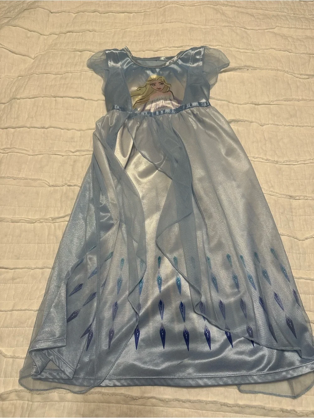 Disney Light Blue Elsa Nightgown Pajama Dress